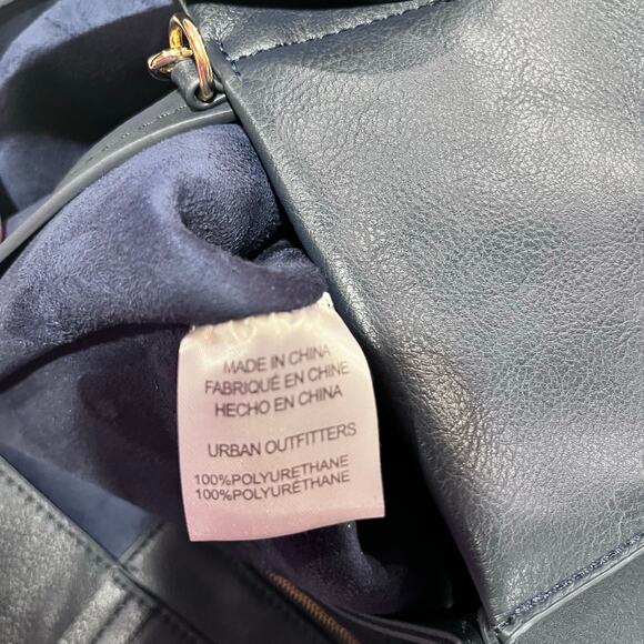 NWT: Anthropologie Tote Large‎ Navy Colorful Tassels "My Favorite Things" (T) - Picture 8 of 8